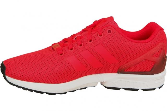adidas zx flux rouge homme